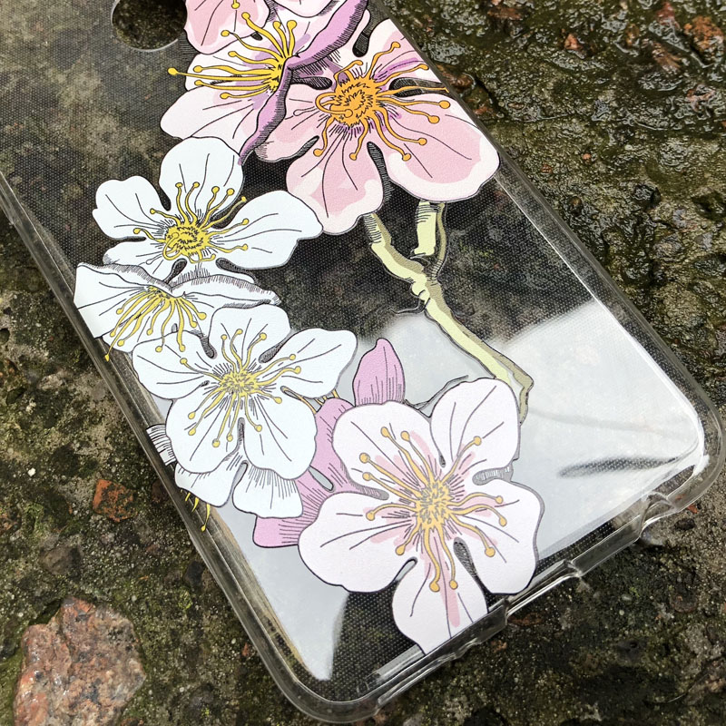 Прозрачный чехол BoxFace Samsung Galaxy S23 (S911) Cherry Blossom