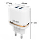 Зарядное устройство LDNIO 2.4А DL-AC52 + Cable Lighting