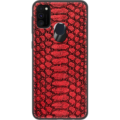 Кожаный чехол Boxface Samsung Galaxy M30s (M307) Reptile Red