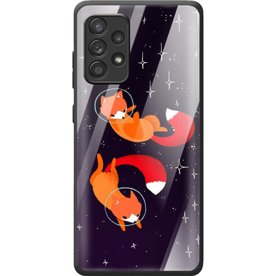 Защитный чехол BoxFace Glossy Panel Samsung A725 Galaxy A72 Foxes in Space