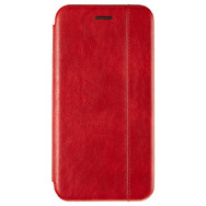 Чехол книжка Leather Gelius для Samsung M127 Galaxy M12 Красный