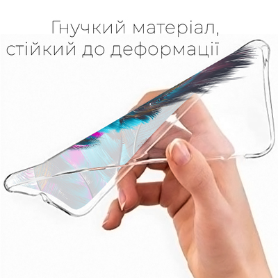 Прозрачный чехол BoxFace Xiaomi Poco M3 Pro Feathers