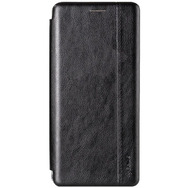 Чехол книжка Leather Gelius для Xiaomi Redmi Note 9T Черный