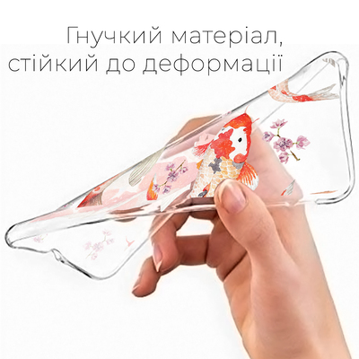 Прозрачный чехол BoxFace Nokia 1.4 Japanese Koi Fish