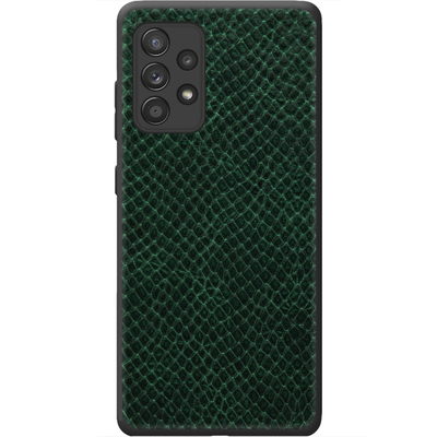 Кожаный чехол Boxface Samsung A725 Galaxy A72 Snake Emerald