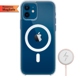 Чехол с поддержкой MagSafe для Apple iPhone 12 Прозрачный