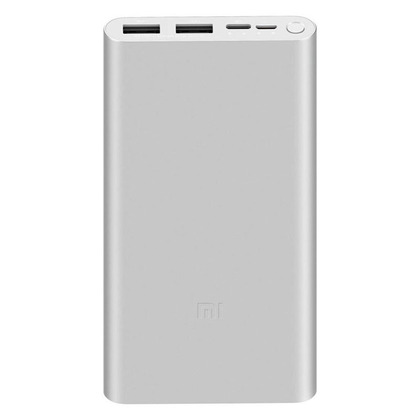 Xiaomi Power Bank 3 10000mAh 2USB+Type-C (PLM13ZM) Silver