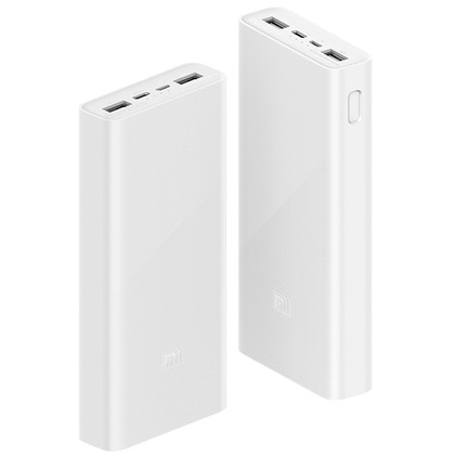 Xiaomi Mi Power Bank 3 20000mAh 2USB+Type-C (PLM18ZM) White
