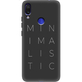 Черный чехол BoxFace Xiaomi Redmi Note 7 Minimalistic