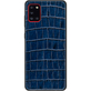 Кожаный чехол Boxface Samsung Galaxy A31 (A315) Crocodile Blue