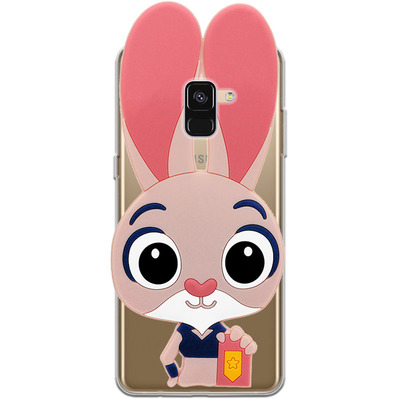 Чехол силиконовый Zootopia Samsung A730 Galaxy A8 Plus (2018) Rabbit Judy