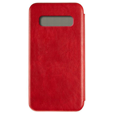 Чехол книжка Leather Gelius для Samsung G973 Galaxy S10 Красный
