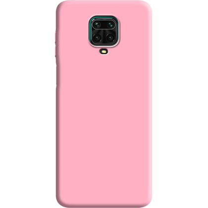 Силиконовый чехол Xiaomi Redmi Note 9S Розовый