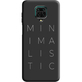Черный чехол BoxFace Xiaomi Redmi Note 9S Minimalistic