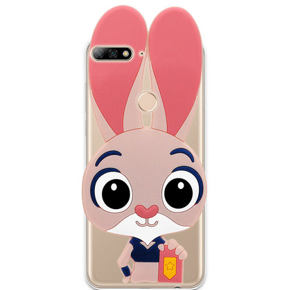 Чехол силиконовый Zootopia Huawei Y7 Prime 2018 Rabbit Judy