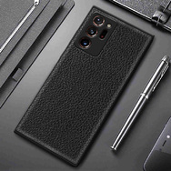 Кожаный чехол Boxface Samsung N985 Galaxy Note 20 Ultra Flotar Black