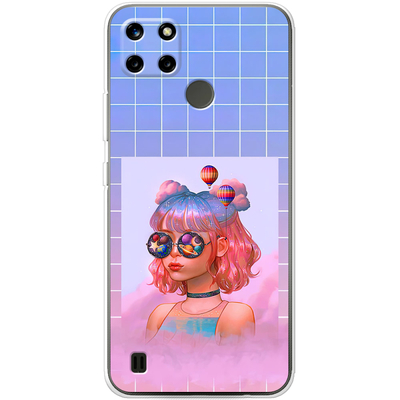 Чехол BoxFace Realme C25Y Girl in the Clouds