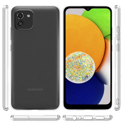 Чехол Ultra Clear Samsung Galaxy A03 (A035) Прозрачный