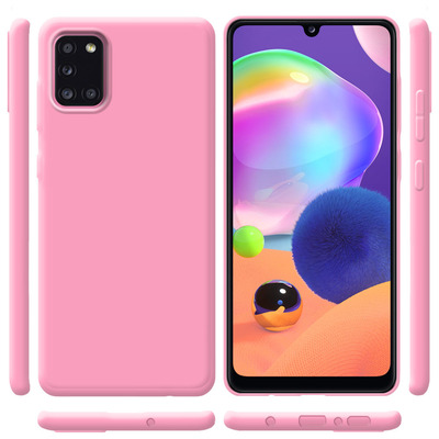 Силиконовый чехол Samsung A315 Galaxy A31 Розовый
