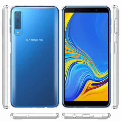 Чехол Ultra Clear Case Samsung A750 Galaxy A7 2018 Прозрачный