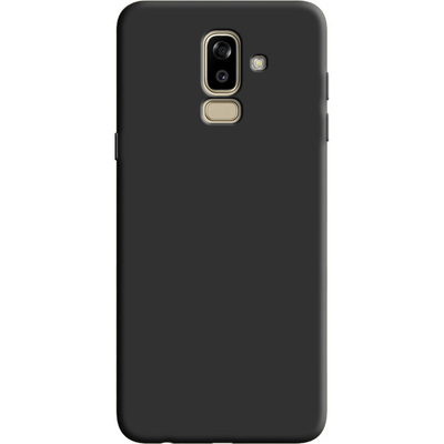 Силиконовый чехол Samsung J810 Galaxy J8 2018 Черный