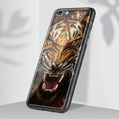 Защитный чехол BoxFace Glossy Panel Apple iPhone 6 Plus Tiger
