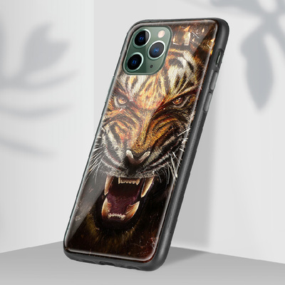 Защитный чехол BoxFace Glossy Panel Apple iPhone 11 Pro Tiger