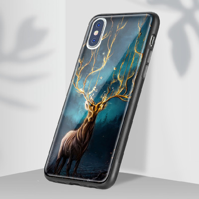 Защитный чехол BoxFace Glossy Panel Apple iPhone X Fairy Deer