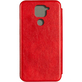 Чехол книжка Leather Gelius для Xiaomi Redmi Note 9 Красный