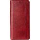 Чехол книжка Leather Gelius New для Xiaomi Redmi 9 Красный