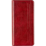 Чехол книжка Leather Gelius New для Xiaomi Mi 11 Красный