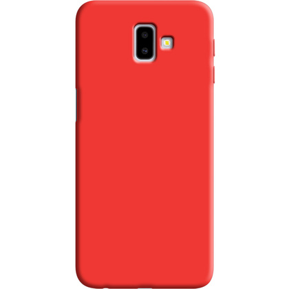 Силиконовый чехол Samsung J610 Galaxy J6 Plus 2018 Красный