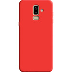 Силиконовый чехол Samsung J810 Galaxy J8 2018 Красный