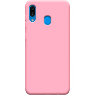 Силиконовый чехол Samsung A305 Galaxy A30 Розовый