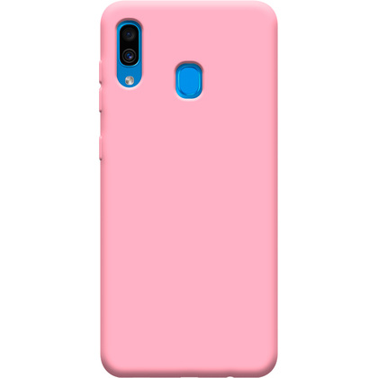 Силиконовый чехол Samsung A205 Galaxy A20 Розовый