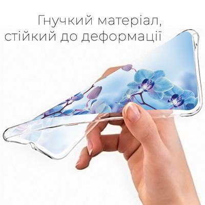 Чехол со стразами Xiaomi Redmi Note 10/ Note 10S Orchids