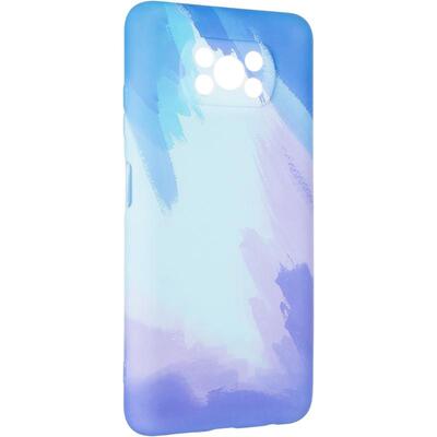 Чехол Watercolor Xiaomi Poco X3 / Poco X3 Pro Blue