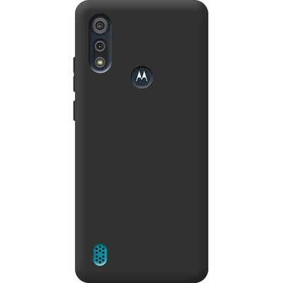 Чехол силиконовый Motorola E6i Черный