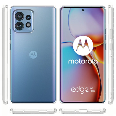 Чехол Ultra Clear Motorola Edge 40 Pro Прозрачный
