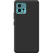 Чехол силиконовый Motorola G72 Черный
