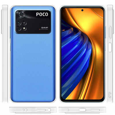 Чехол Ultra Clear Case Xiaomi Poco M4 Pro 4G Прозрачный