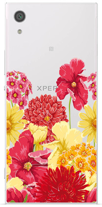 Чехол прозрачный U-Print 3D Sony Xperia XA1 G3116 / XA1 Dual G3112 Floral Pattern