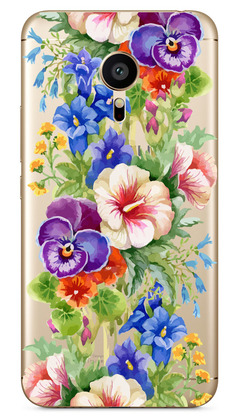 Чехол прозрачный U-Print Meizu M3 Note Летние цветы