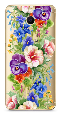 Чехол-накладка U-Print Meizu M5s Летние цветы