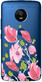 Чехол U-Print Motorola Moto G5 XT1676 Цветы со стразами