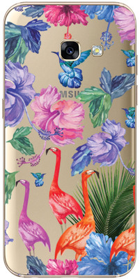 Чехол U-Print Samsung A320 Galaxy A3 2017 Фламинго