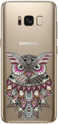 Чехол U-Print Samsung G950 Galaxy S8 Сова со стразами