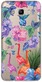 Чехол U-Print Samsung J510 Galaxy J5 (2016) Фламинго