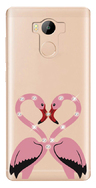 Чехол U-Print Xiaomi Redmi 4 Prime Фламинго со стразами