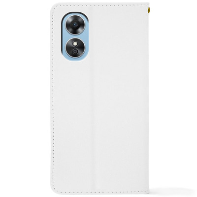 Чохол-книжка Crazy Horse Clasic для Oppo A17 White (Strong)
